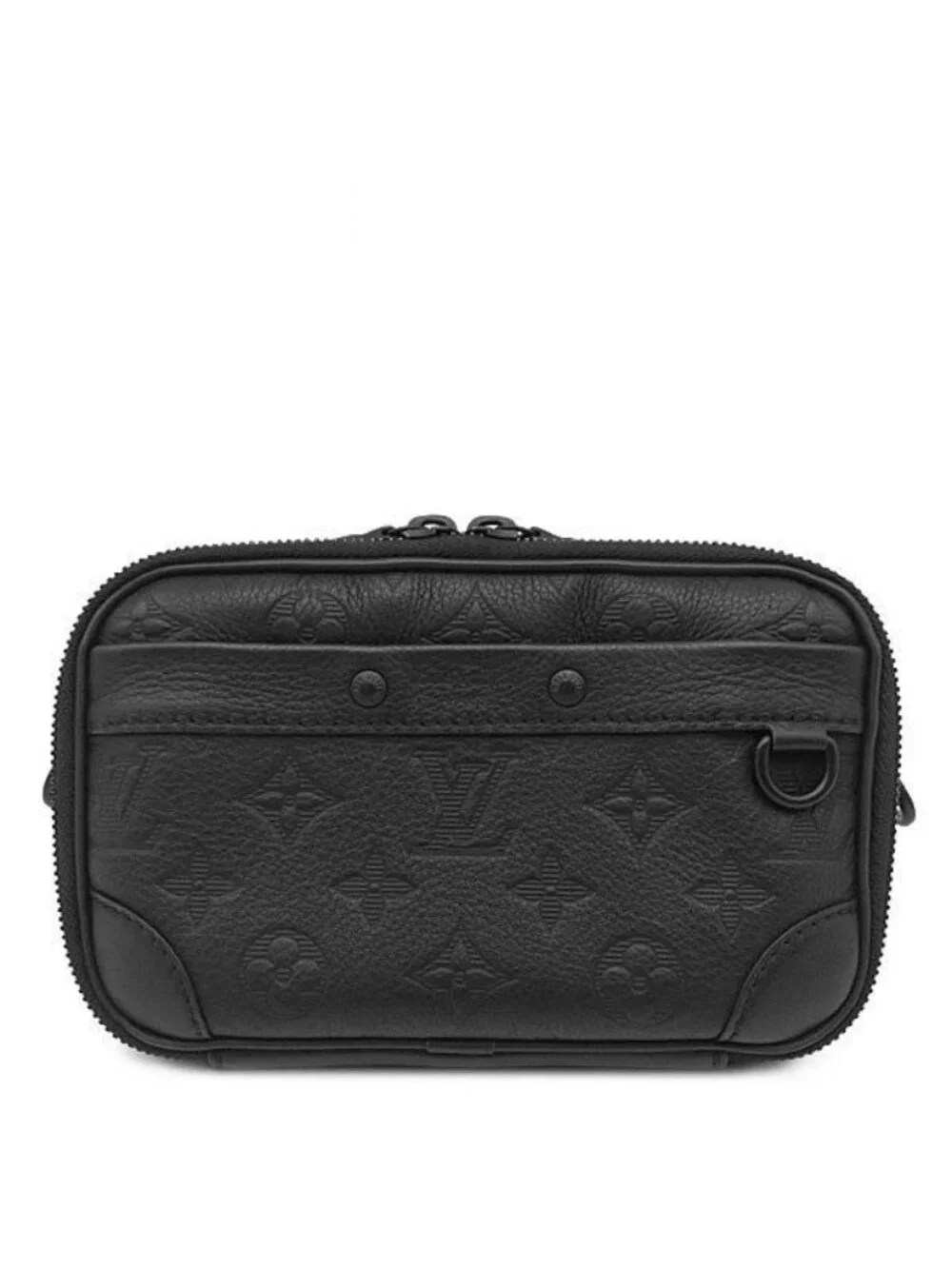 Louis Vuitton Shoulder Bag Alpha Wearable Wallet Calf Black